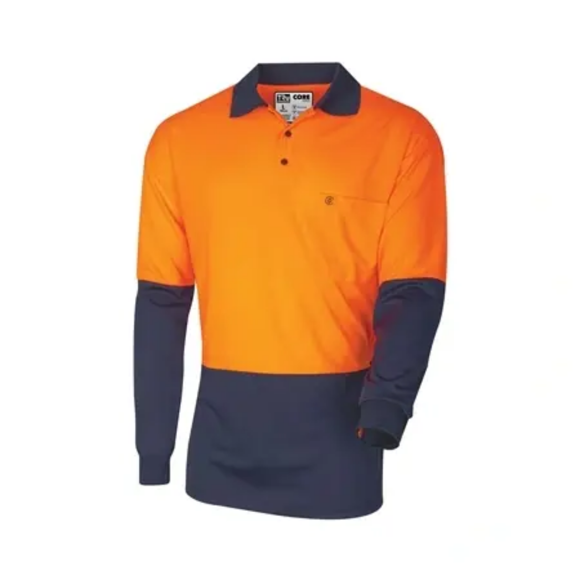 Picture of Tru Workwear, L/S Two Tone Polo